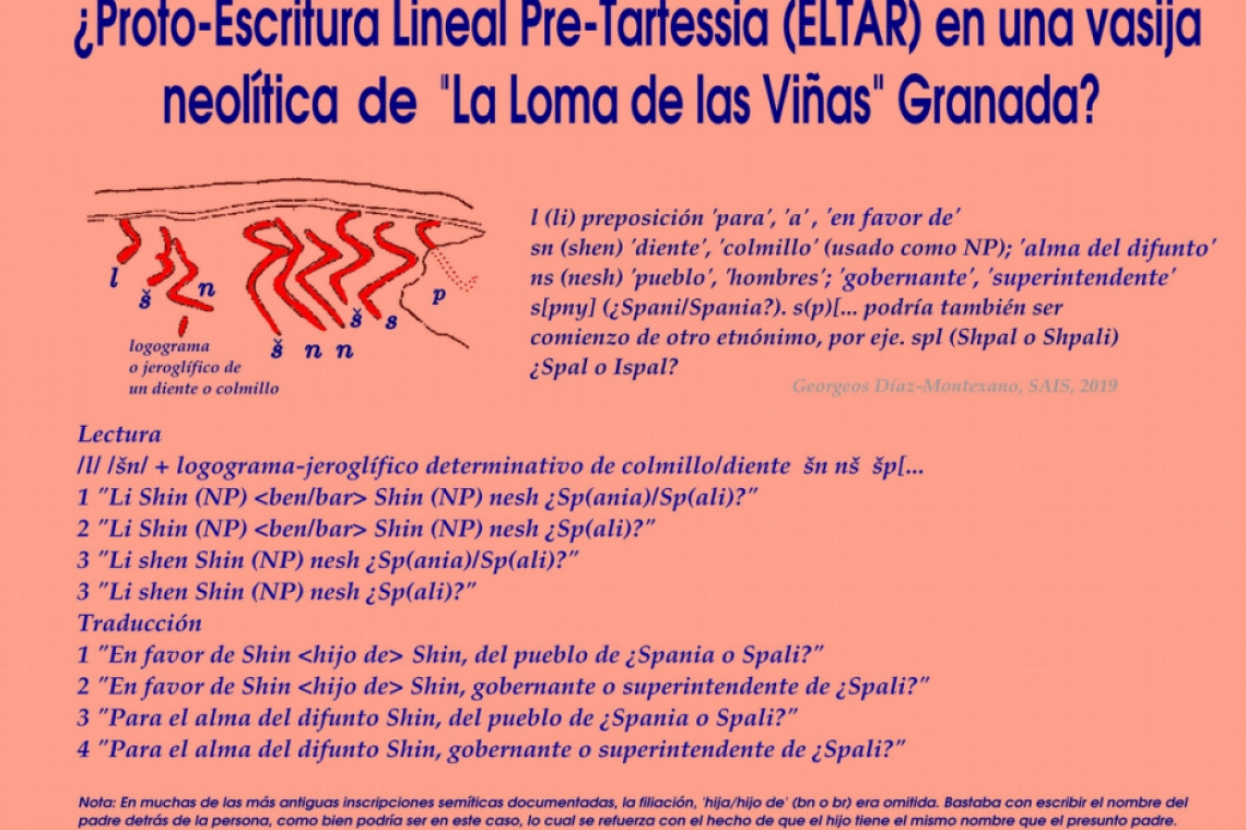 Hallada una nueva proto-escritura en cerámica neolítica (Gorafe, Granada)